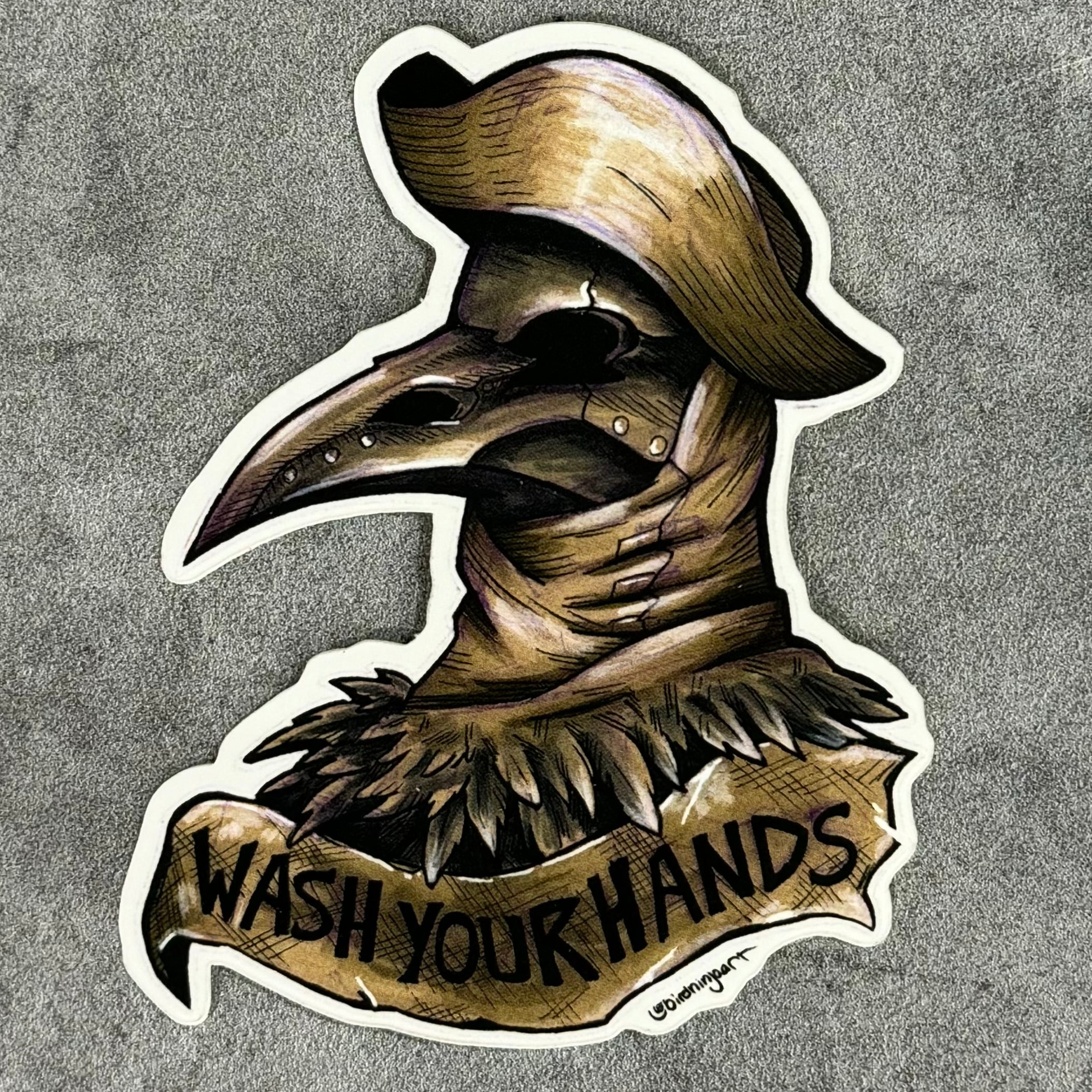 Bird Ninja Art Stickers