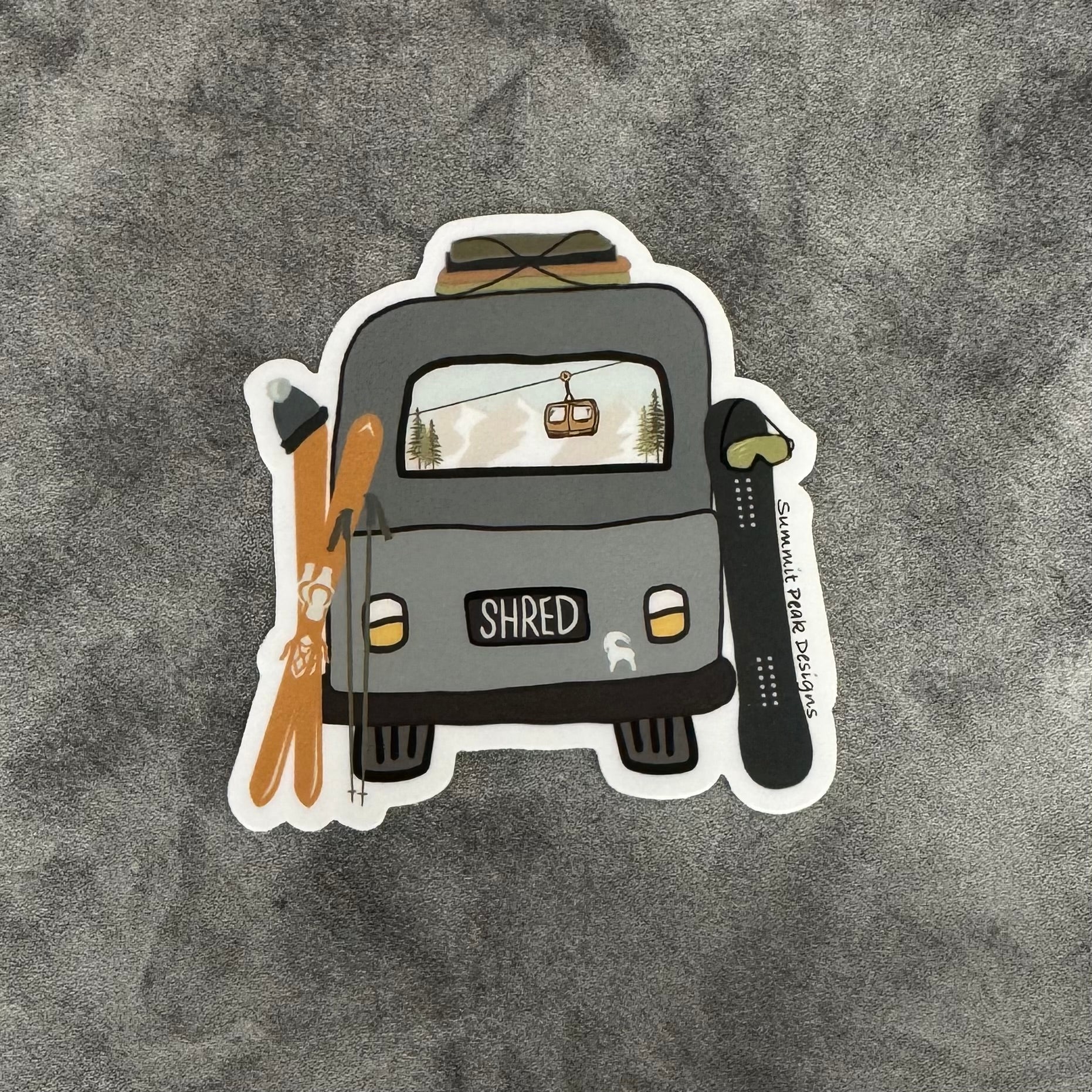 Summit Peak Sticker