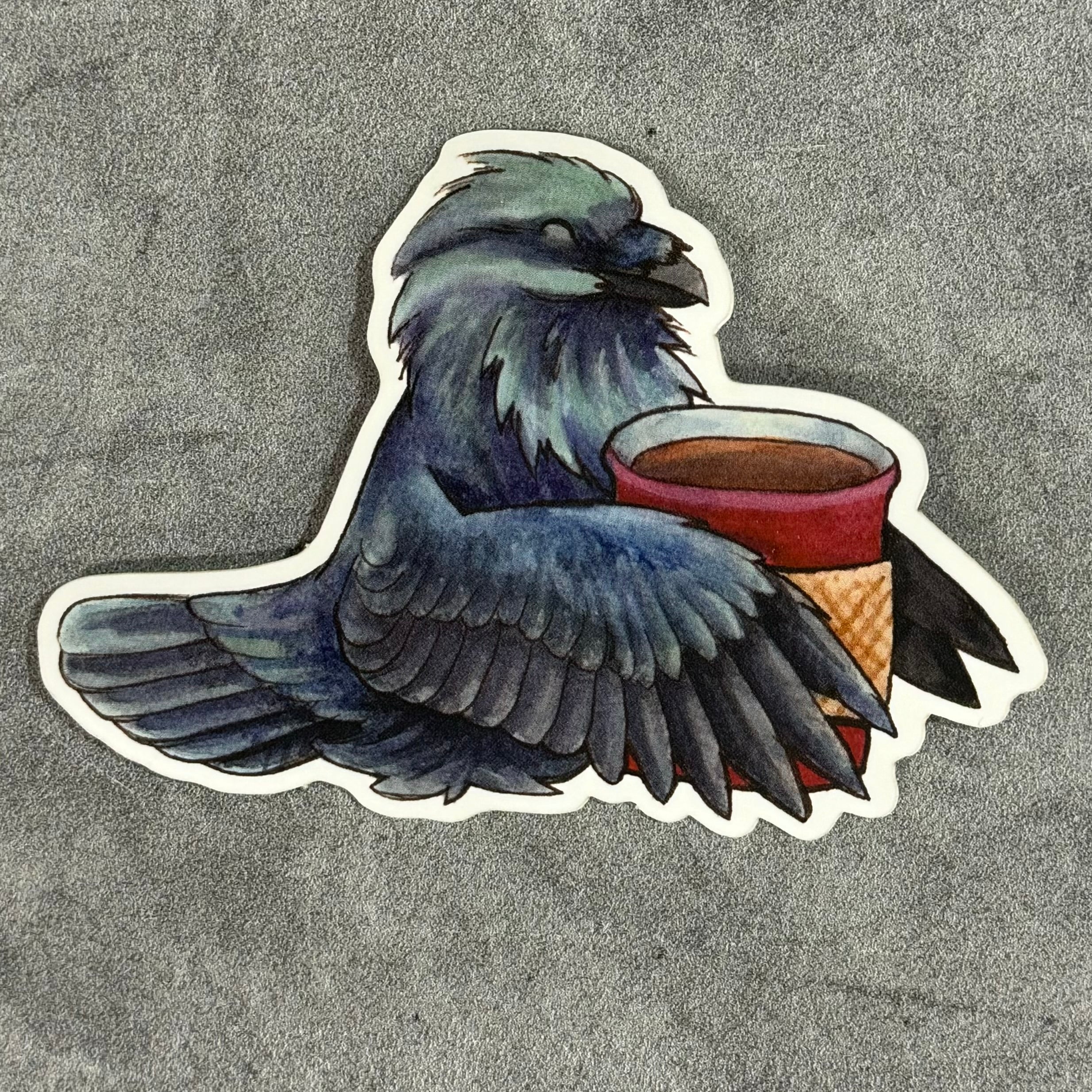 Bird Ninja Art Stickers