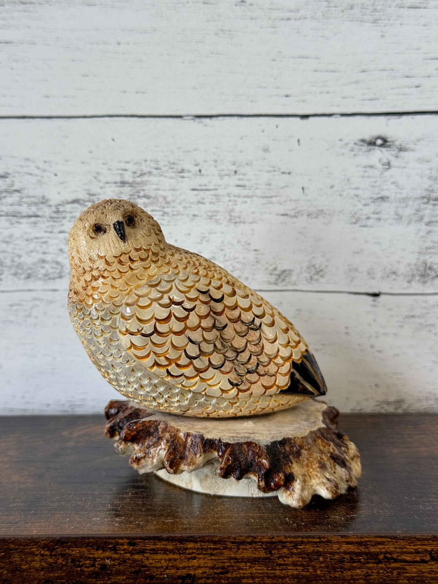 Carved Antler & Ivory Figurines