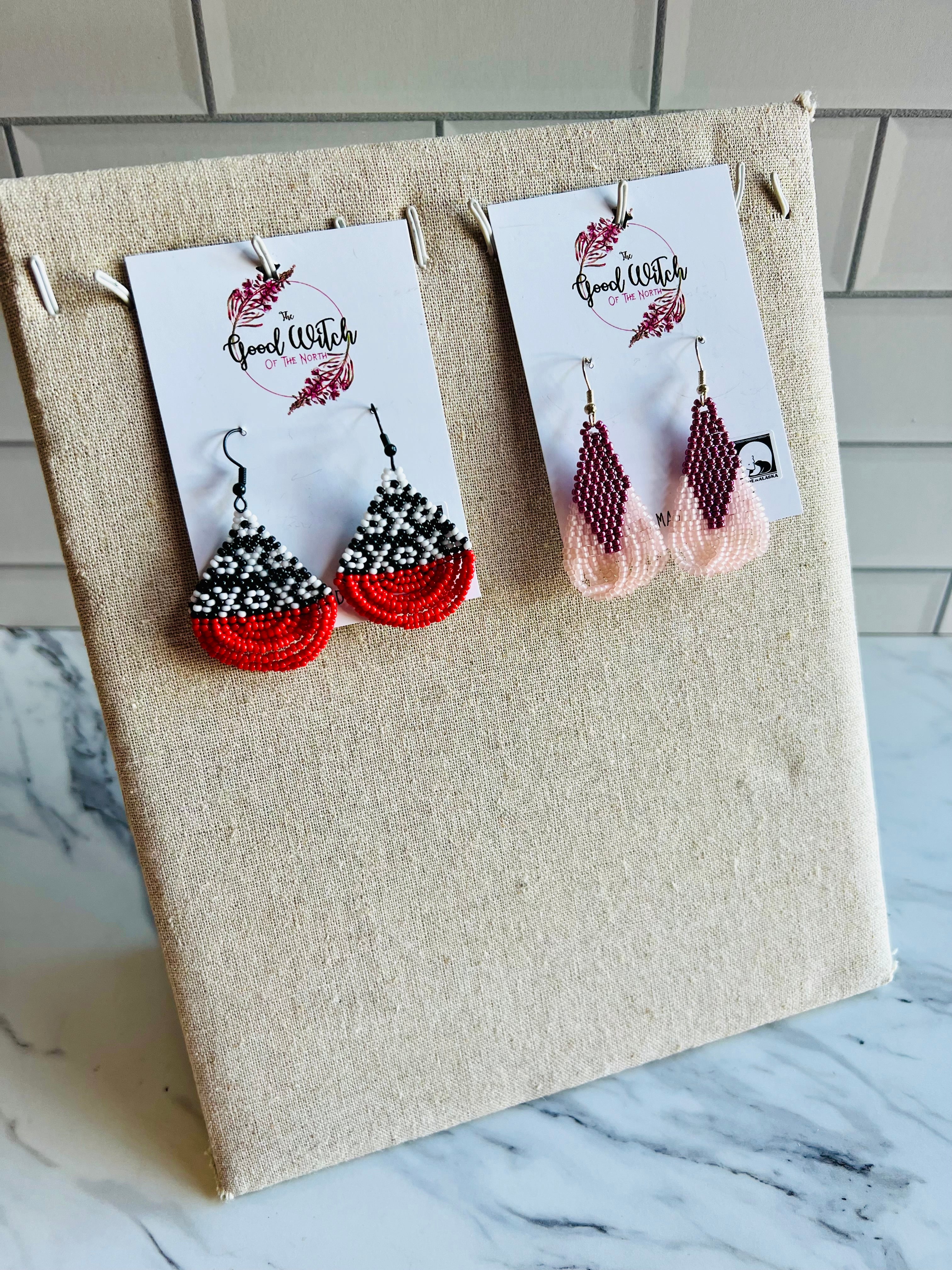 The Good Witch of the North Beaded Earrings