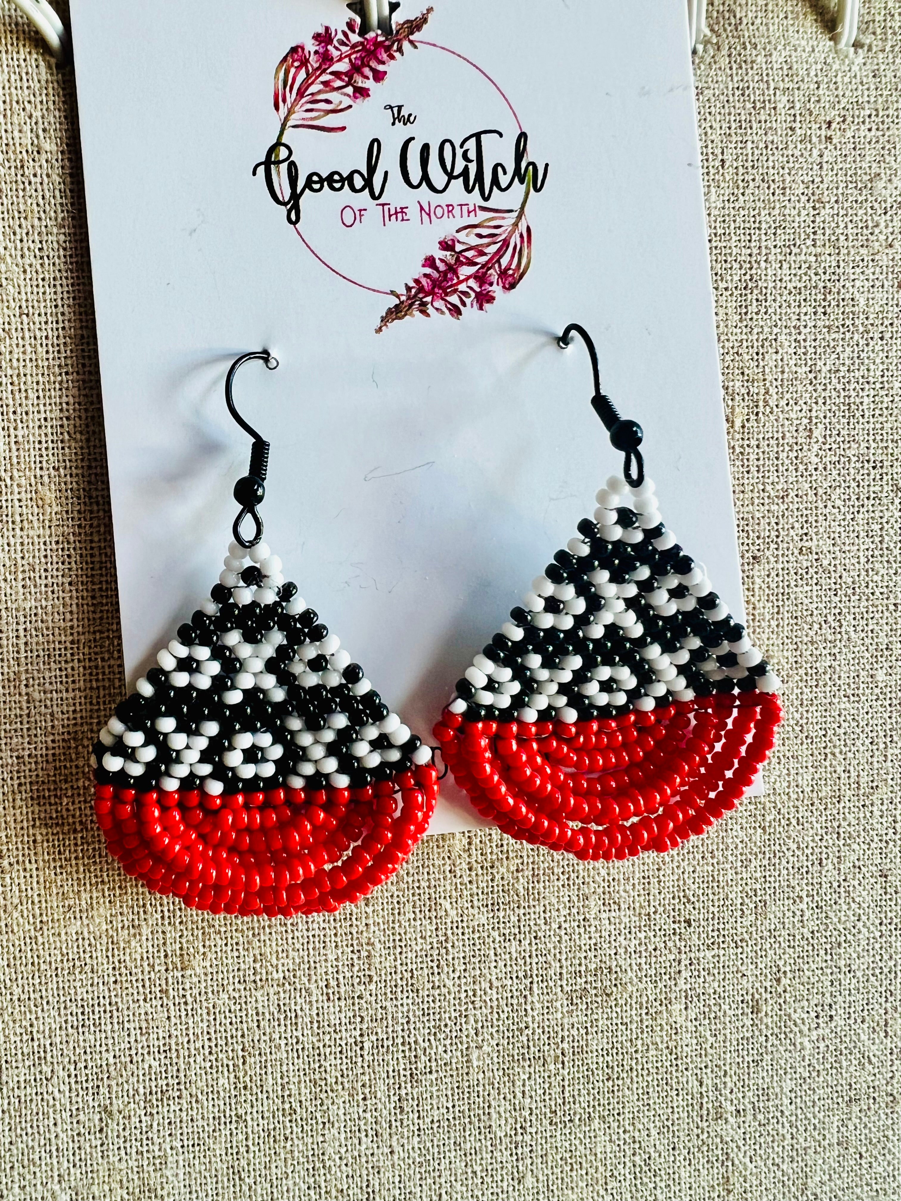 The Good Witch of the North Beaded Earrings