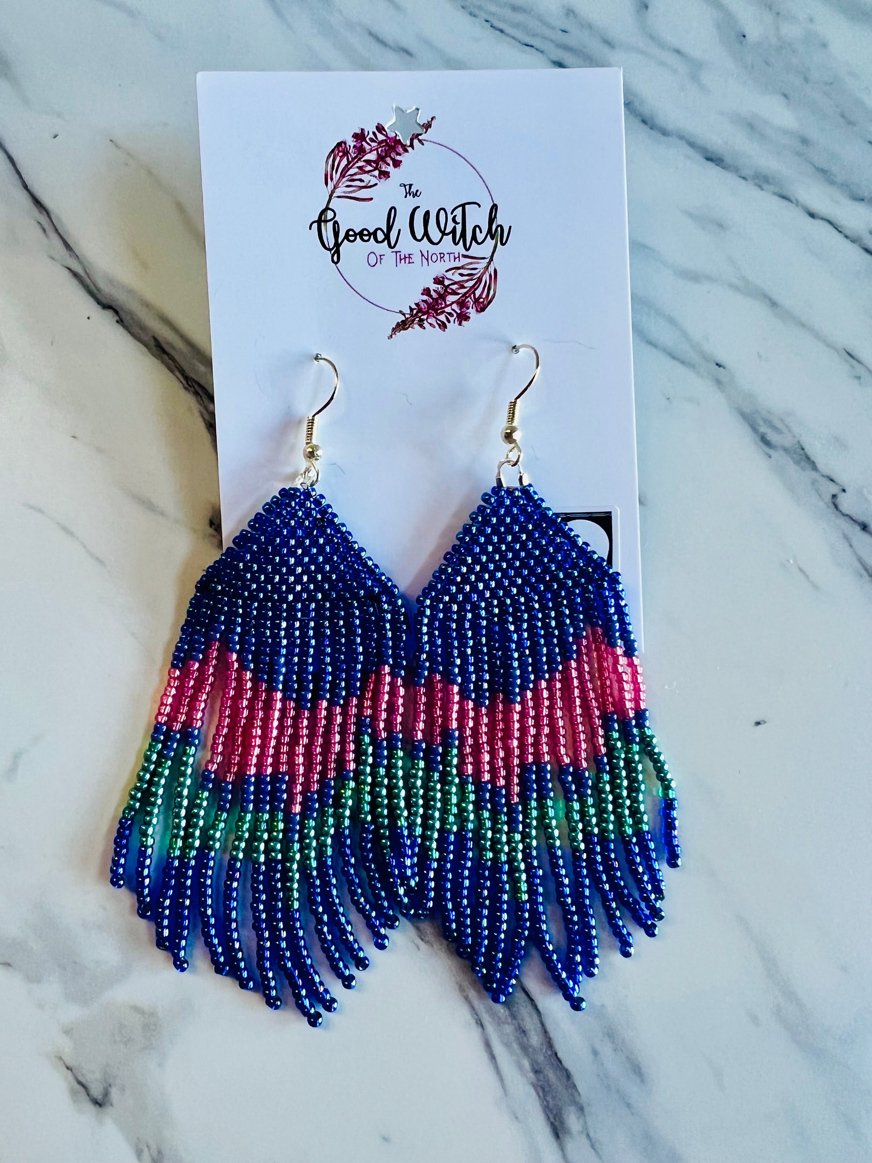 The Good Witch of the North Beaded Earrings