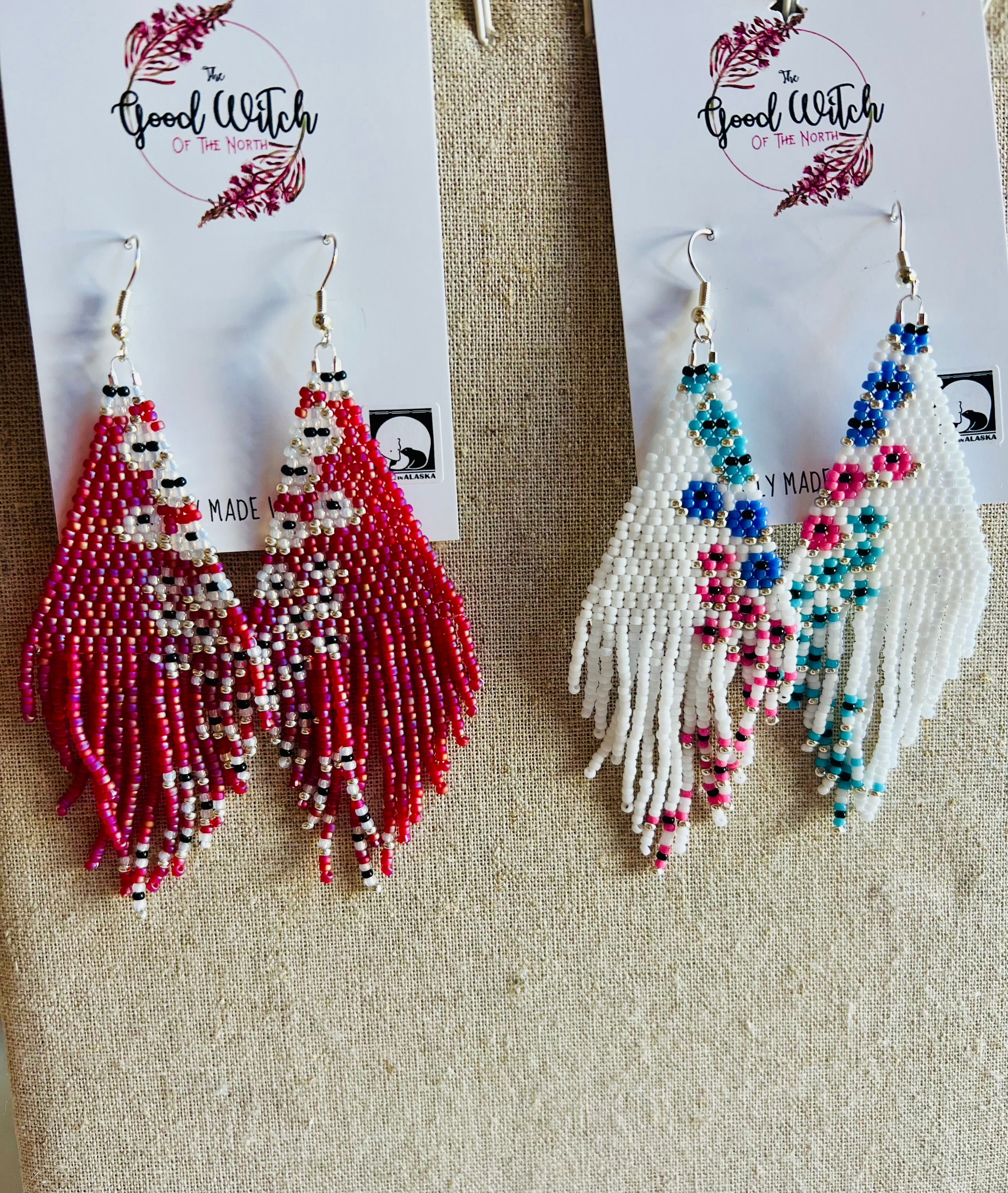 The Good Witch of the North Beaded Earrings