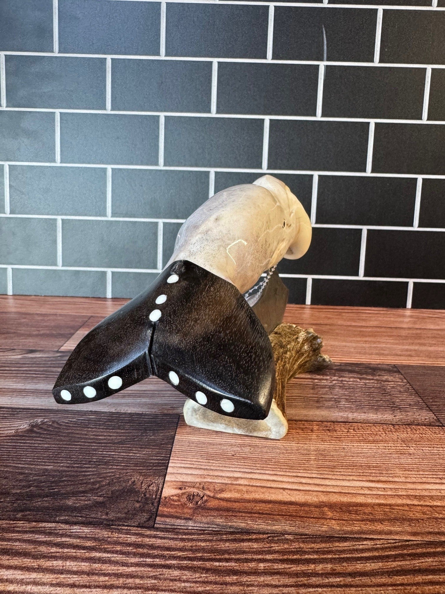 Carved Antler Ulu