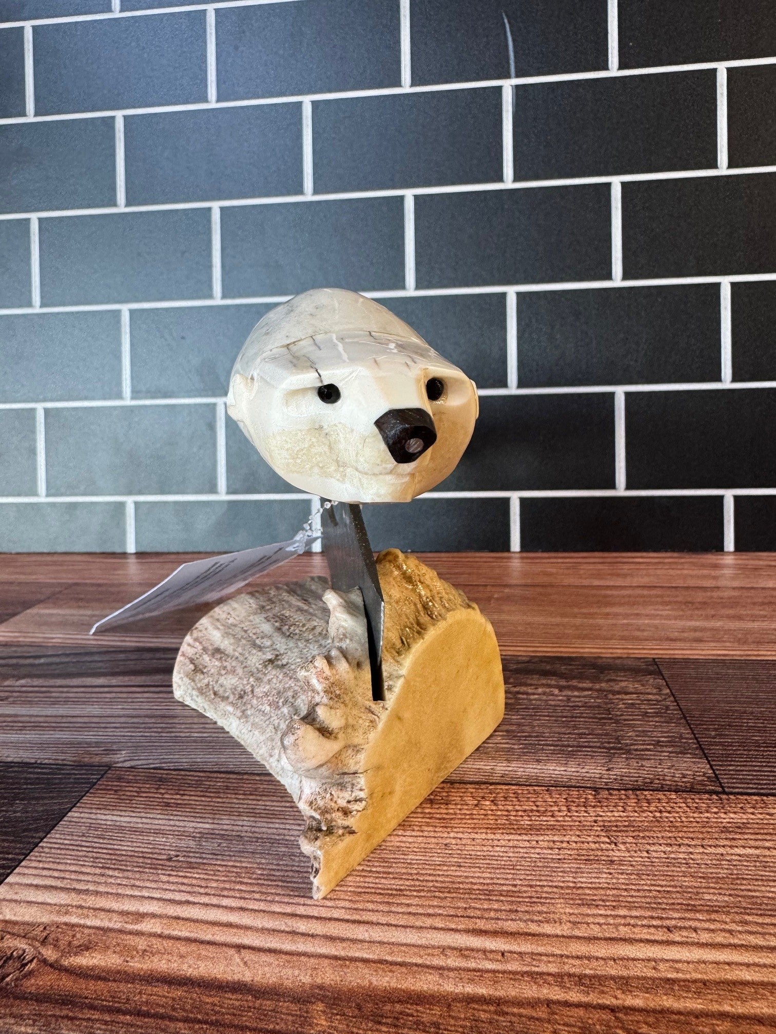 Carved Antler Ulu