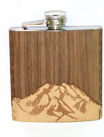 Wooden Hip Flask