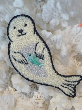 Salmon Seas Stickers and Patches