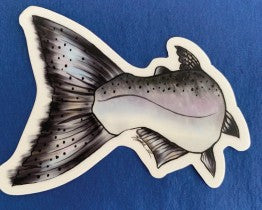 Salmon Seas Stickers and Patches