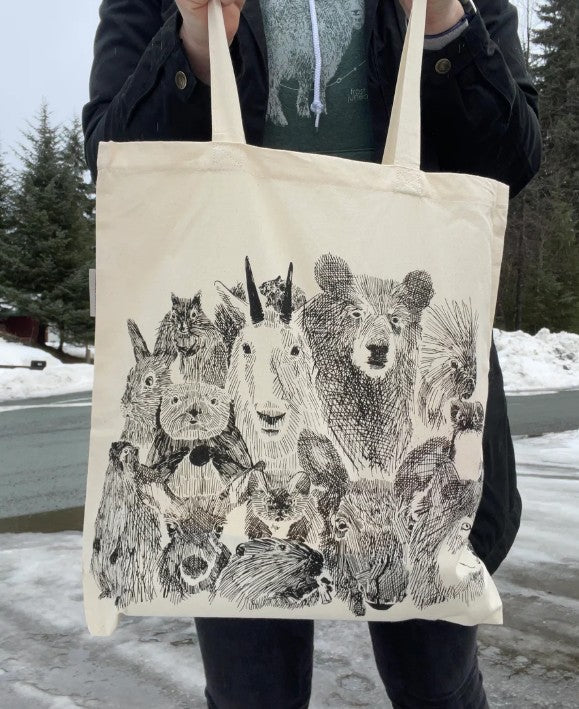 Frost and Fur Tote