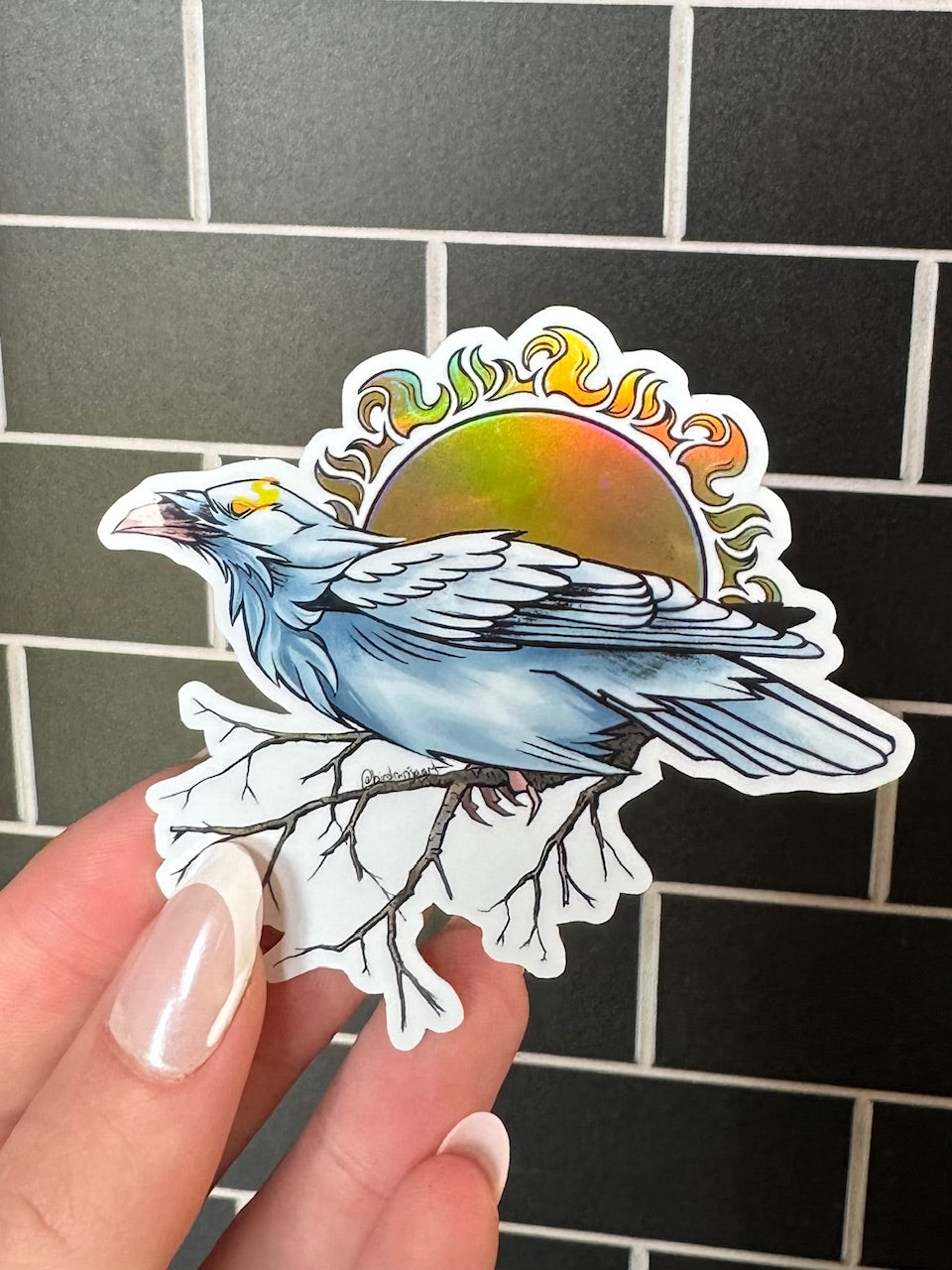 Bird Ninja Art Stickers