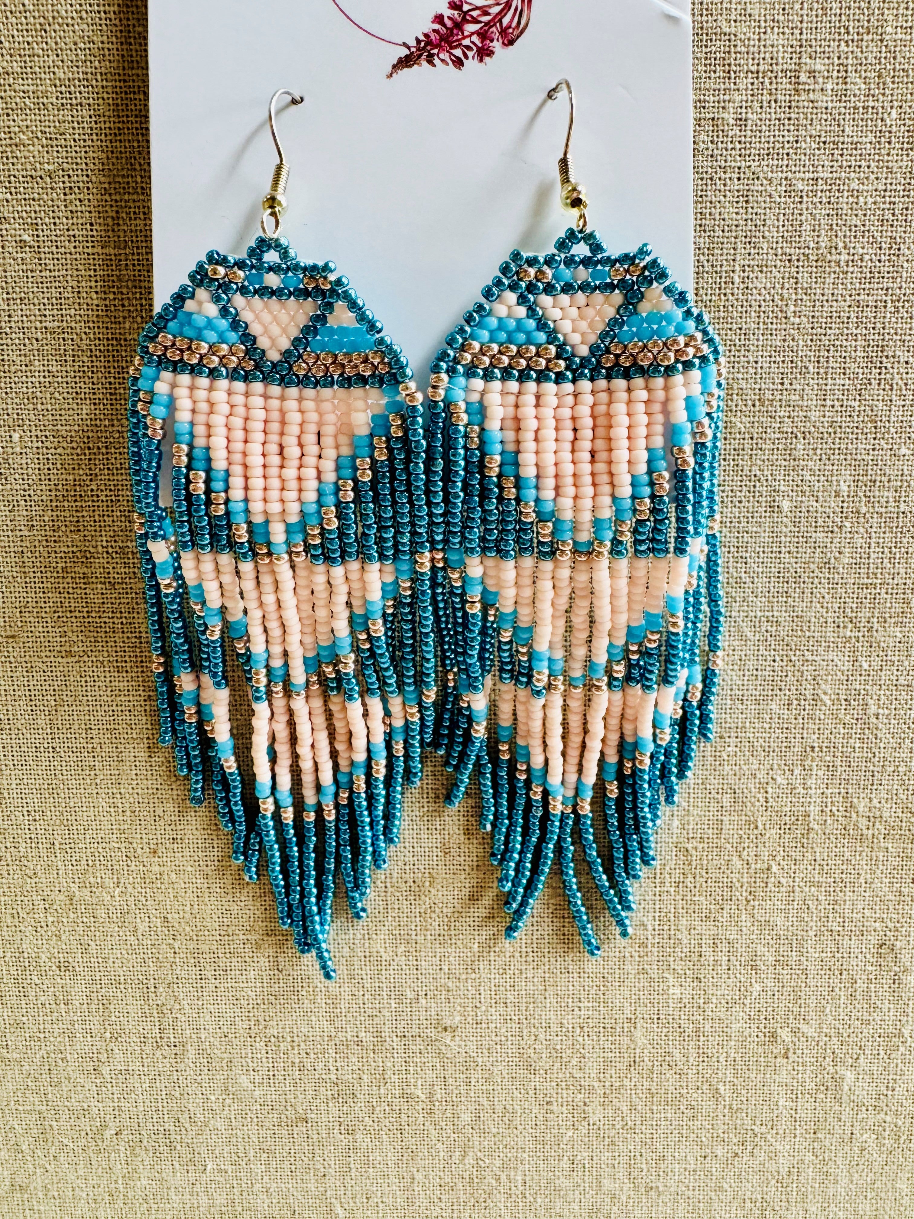 The Good Witch of the North Beaded Earrings
