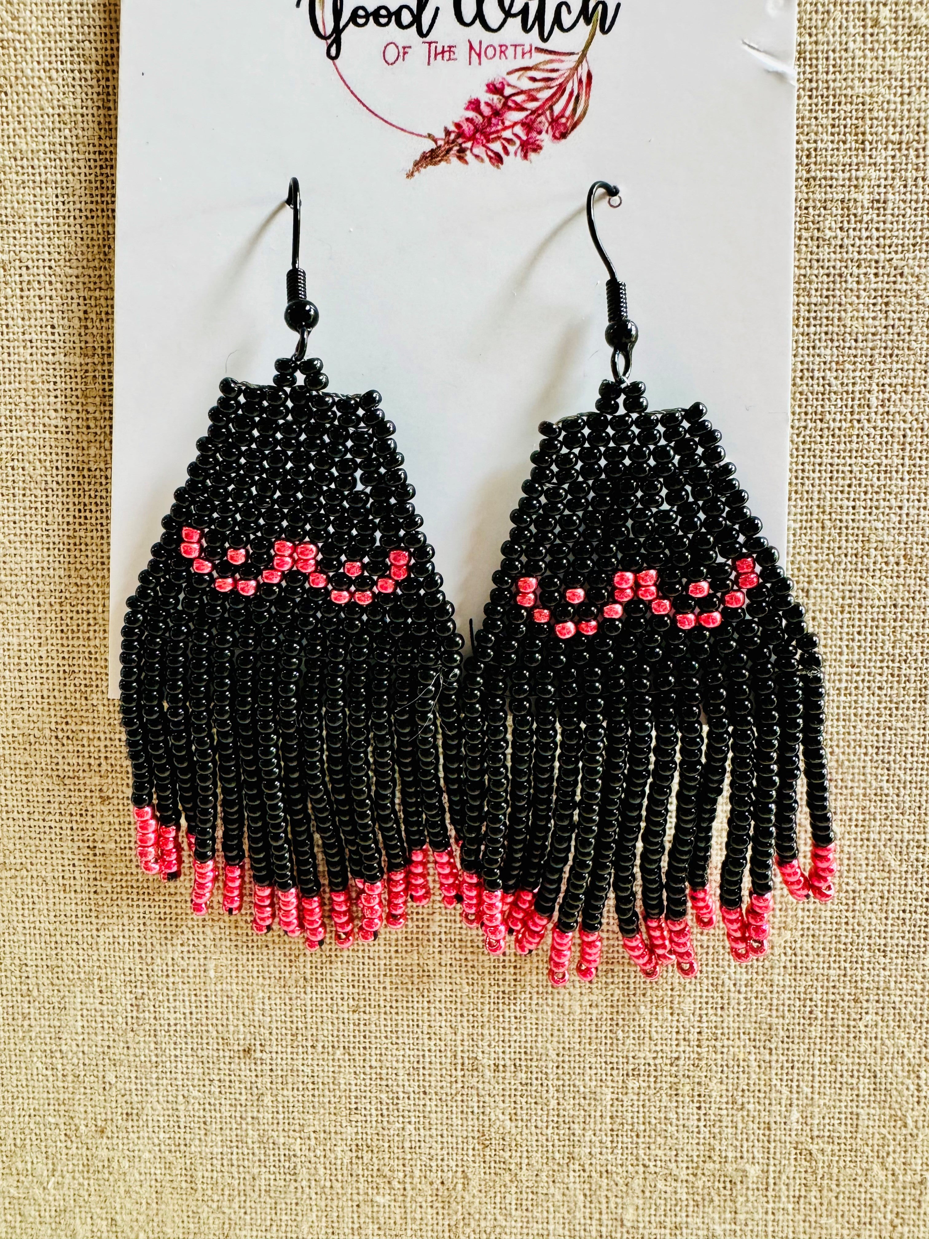 The Good Witch of the North Beaded Earrings