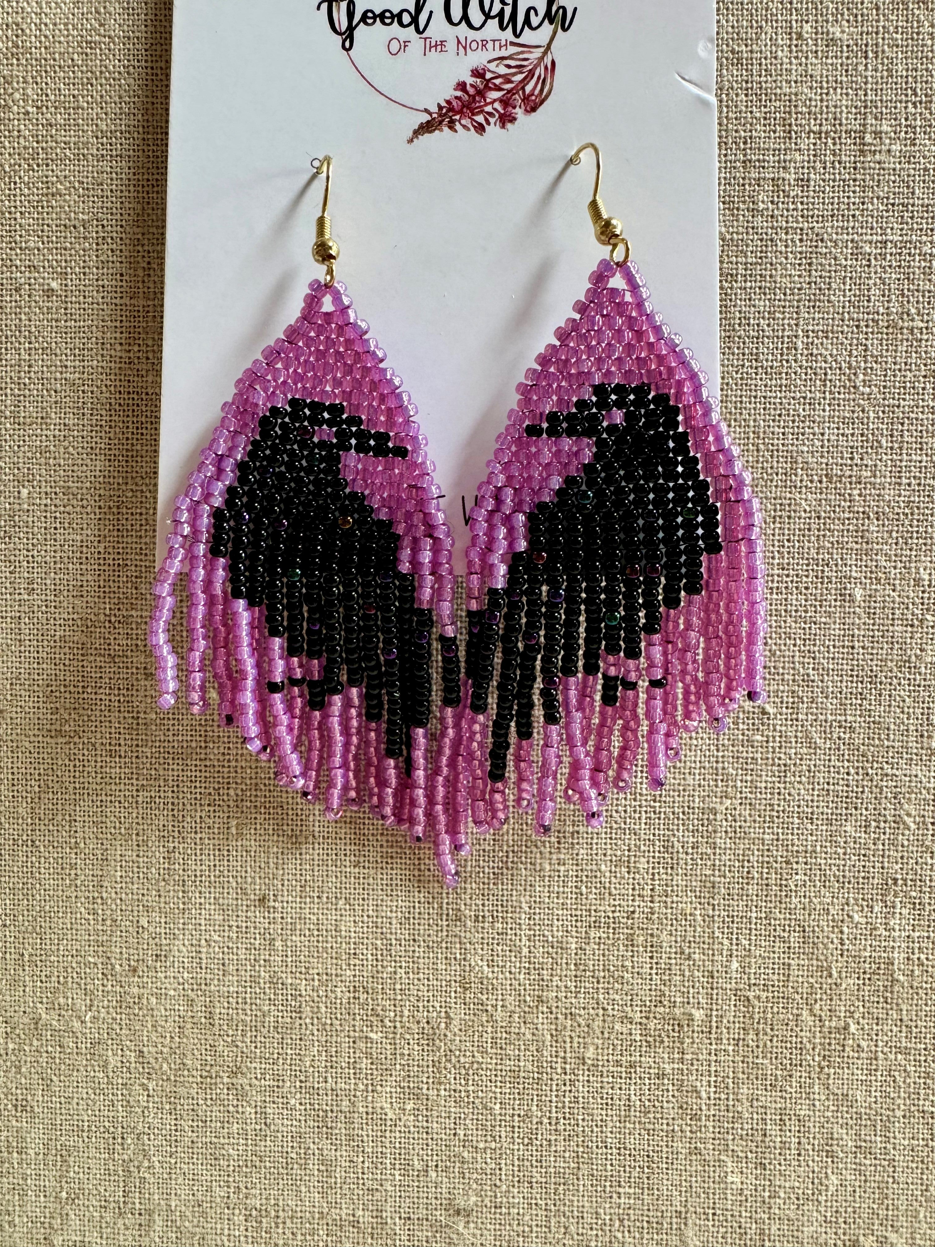 The Good Witch of the North Beaded Earrings