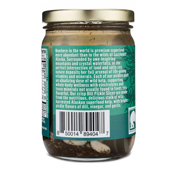Dill and Garlic Kelp Pickle Slices